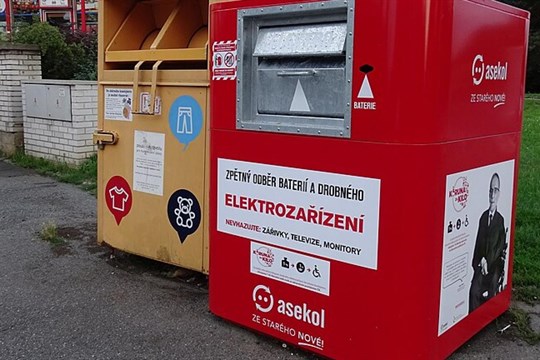 Plzeň loni odevzdala přes 7 tun elektrozařízení, výrazně více než rok předtím