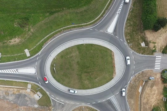 Mýto má nový kruhový objezd