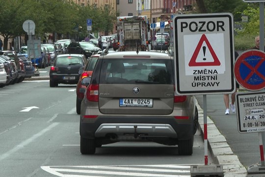 Moskevská ulice jede v jednosměrném režimu