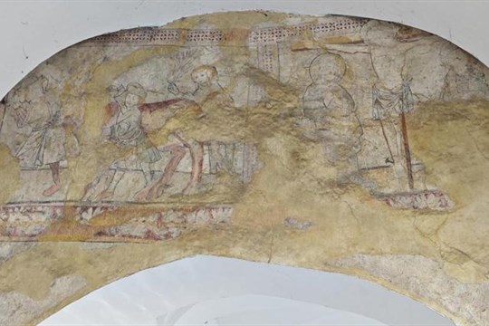 Gotická freska na náměstí Míru v Domažlicích projde průzkumem