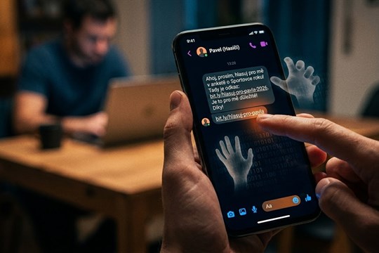 Hlasování v anketě vás může stát tisíce. Podvodníci útočí přes vaše přátele
