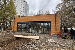 Přestavba kavárny ve Skvrňanech míří do finále, už je vybraný nájemce